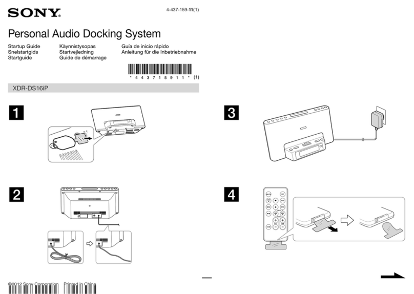 Sony XDR-DS16IP User guide