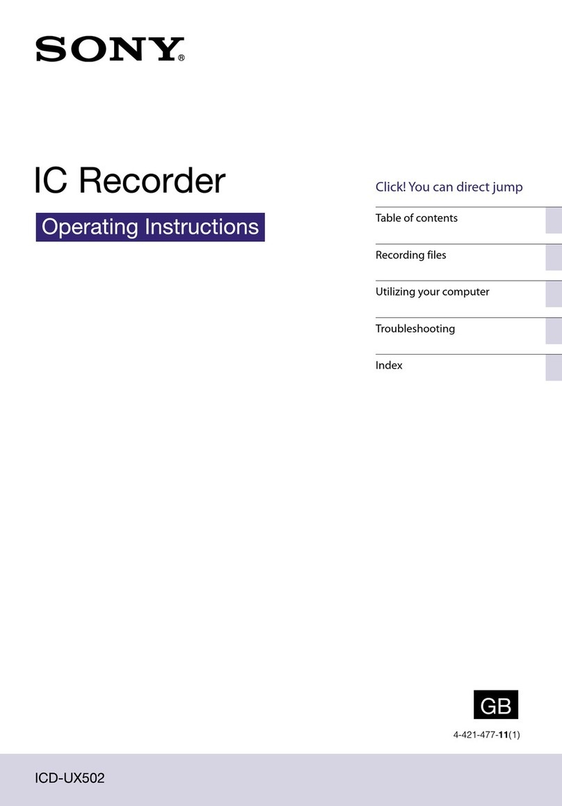 Sony ICD-UX502 User manual