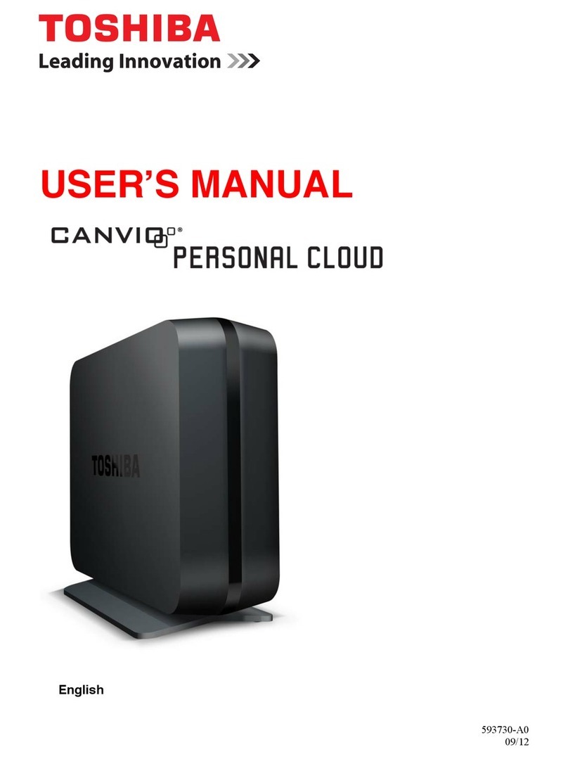 Toshiba Canvio HDNB120XKEG1 user manual