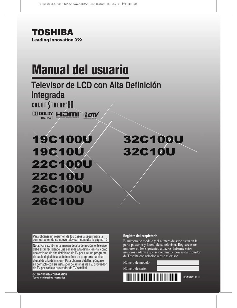 Toshiba 19C100UM User guide