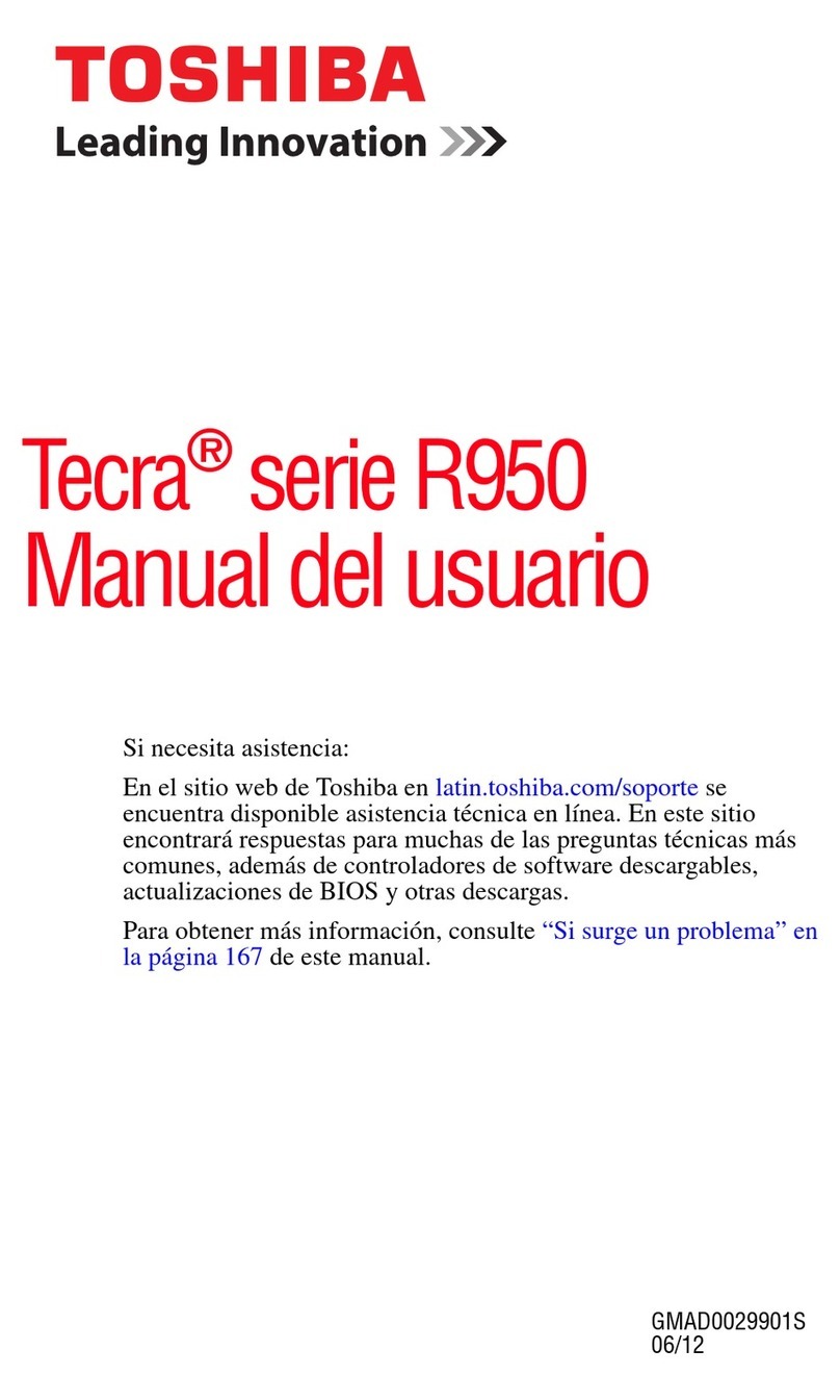 Toshiba R950-SP3244KL User guide