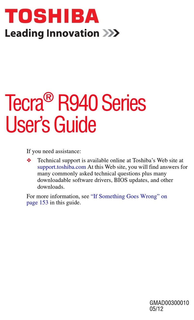 Toshiba ORACLER940 User manual