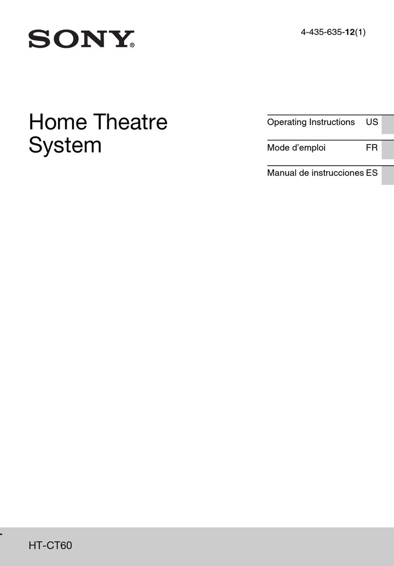Sony HT-CT60 operating instructions