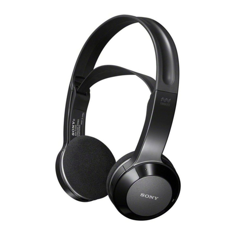 Sony MDR-IF245RK operating instructions