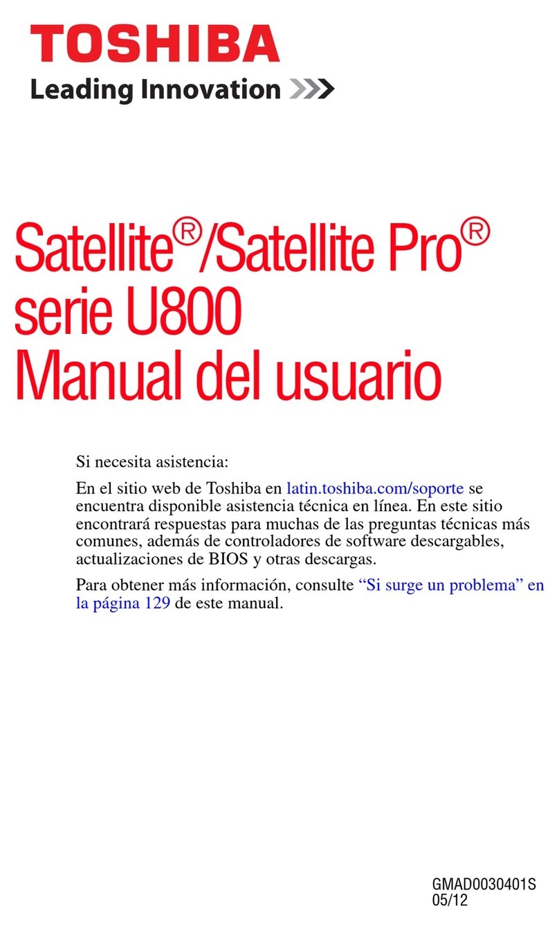 Toshiba U840-SP4201L Manual Del Usuario
