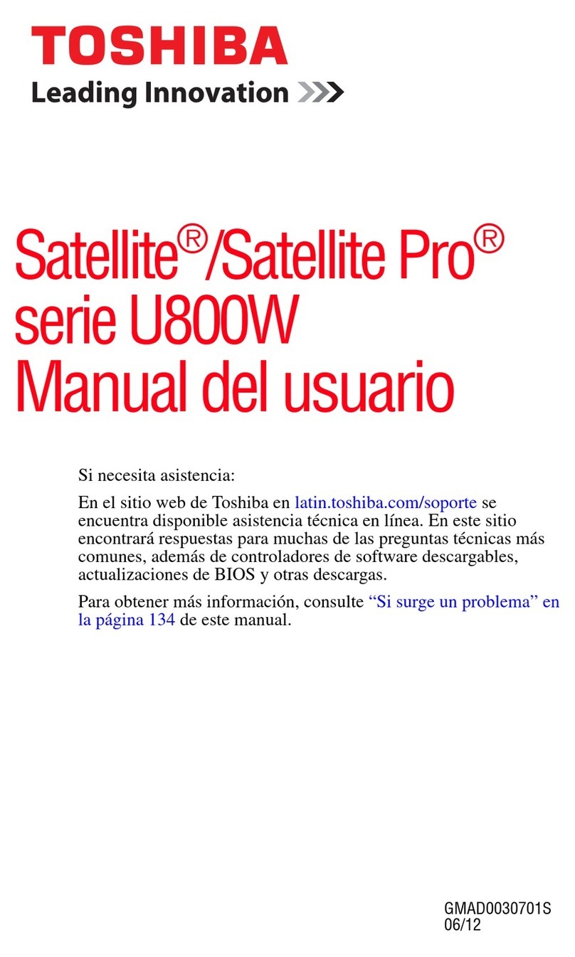 Toshiba U845W-SP4201L User guide