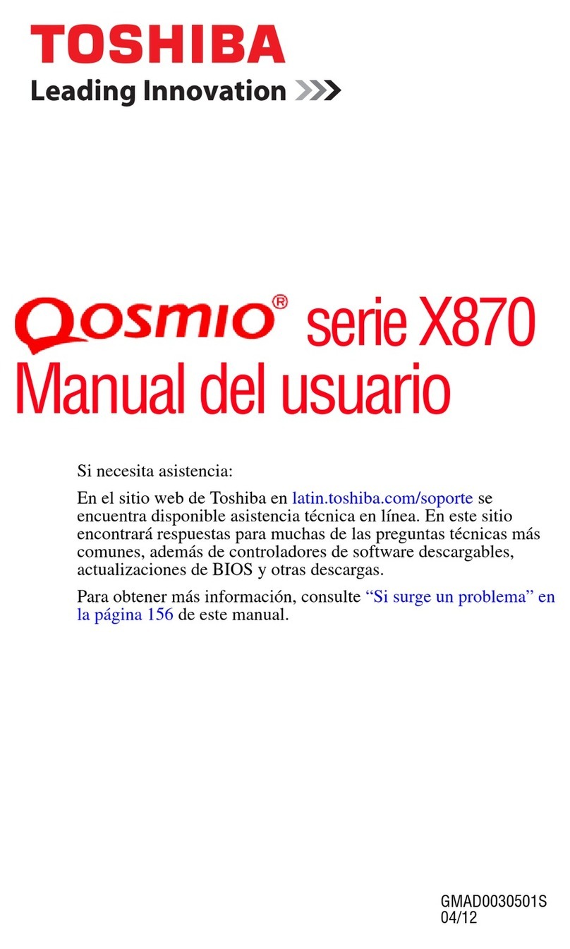 Toshiba X875-SP7201L Manual Del Usuario