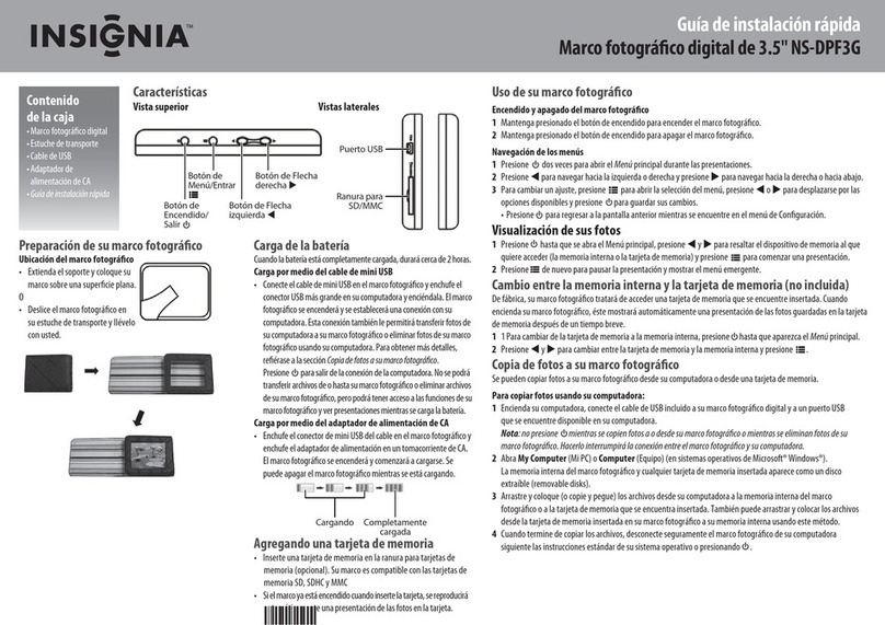 Insignia NS-DPF3G Guía De Instalación Rápida