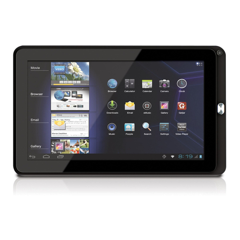 Coby Kyros MID1042 Series quick start guide