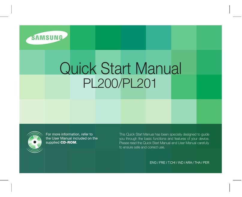 Samsung Vluu PL200 Instruction manual Samsung Vluu PL200 Instruction manual
