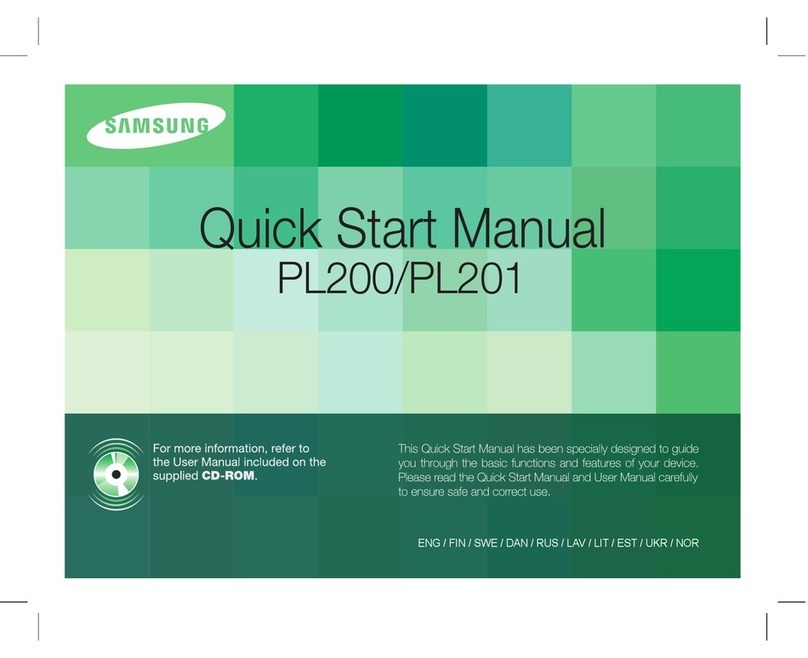 Samsung Vluu PL200 Instruction manual