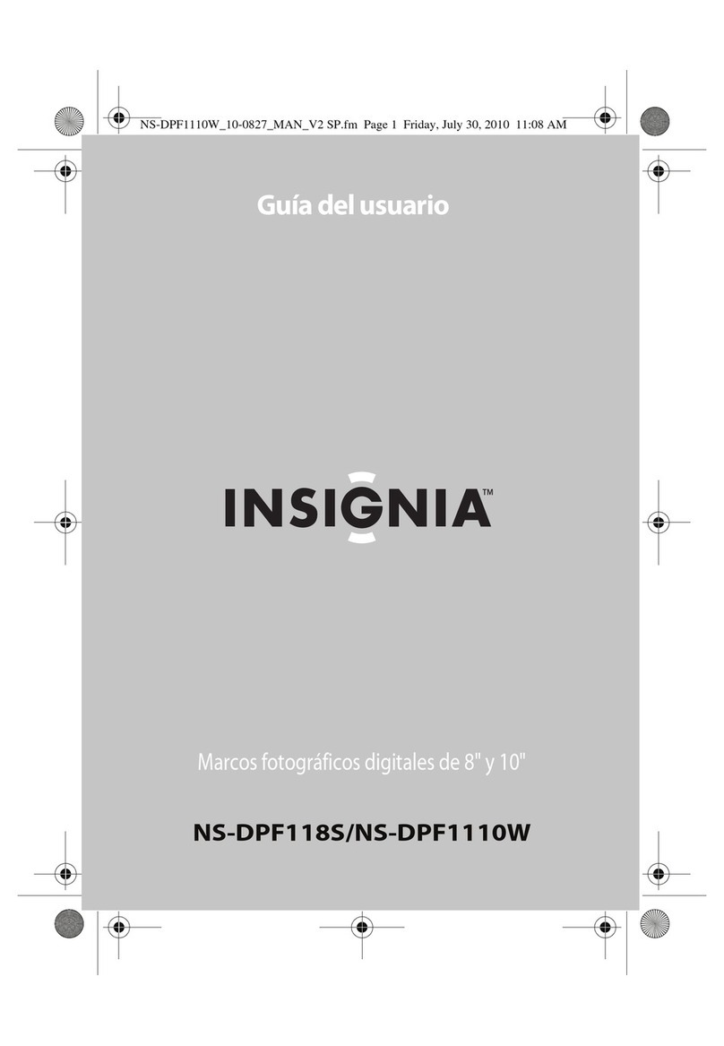 Insignia NS-DPF1110W Quick start guide