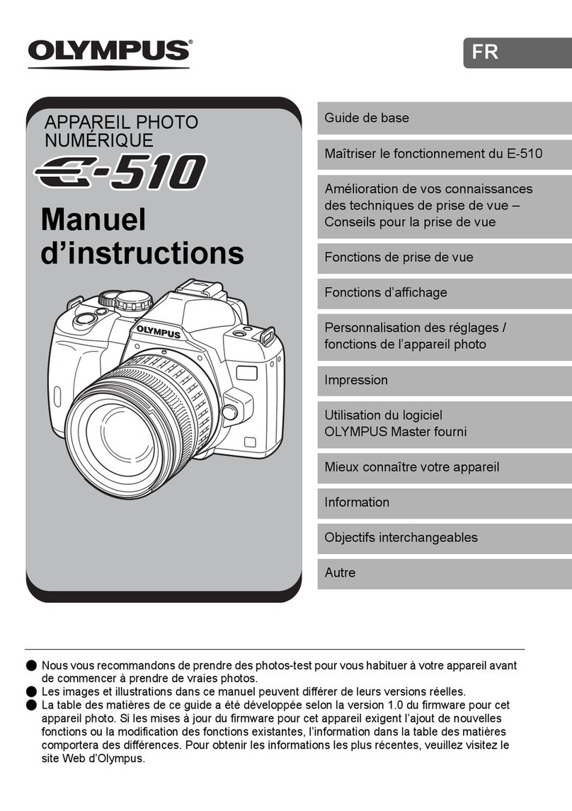 Olympus E420 - Evolt 10MP Digital SLR Camera Manuel d'instructions Olympus E420 - Evolt 10MP Digital SLR Camera Manuel d'instructions