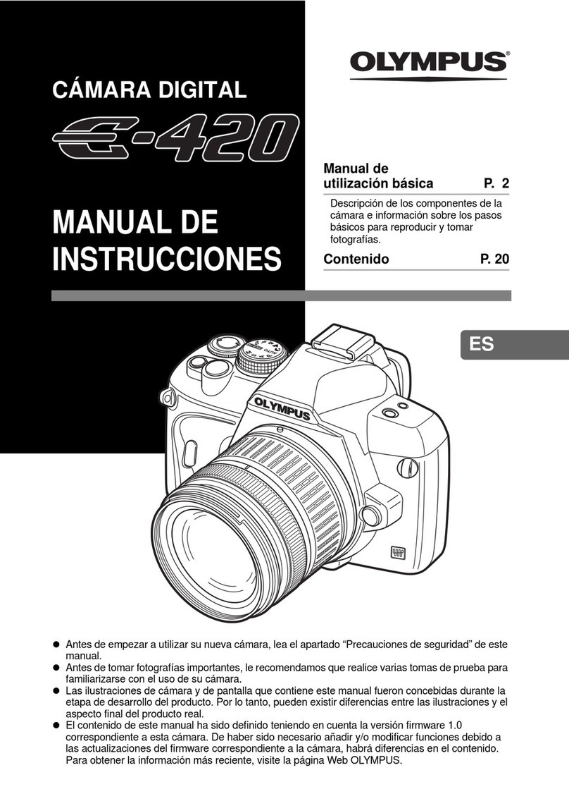 Olympus E420 - Evolt 10MP Digital SLR Camera Setup guide