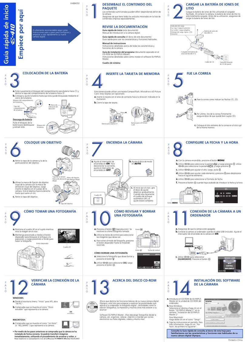 Olympus E-410 - EVOLT Digital Camera SLR Training manual