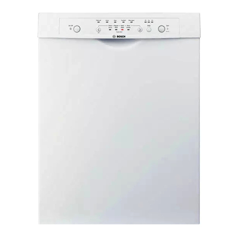 Bosch SHE4AM02UC - Ascenta Dishwasher With 4 Wash... installation instructions