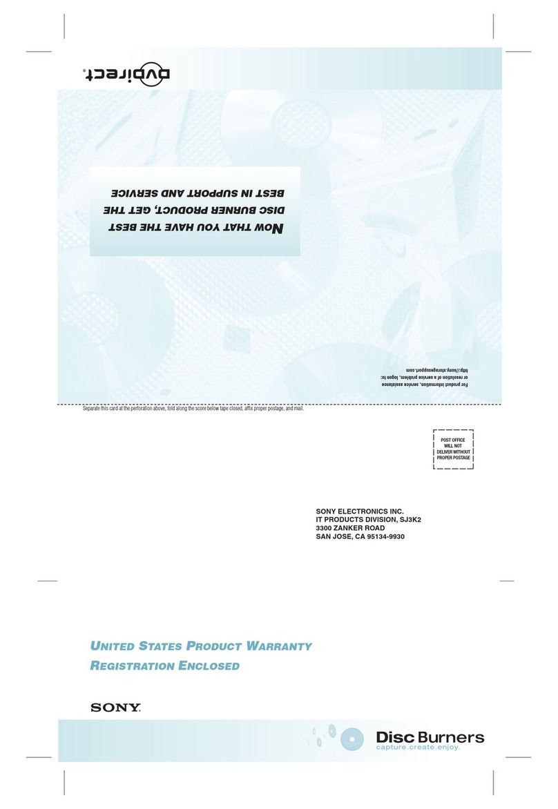 Sony VRD-VC30 Use and maintenance manual