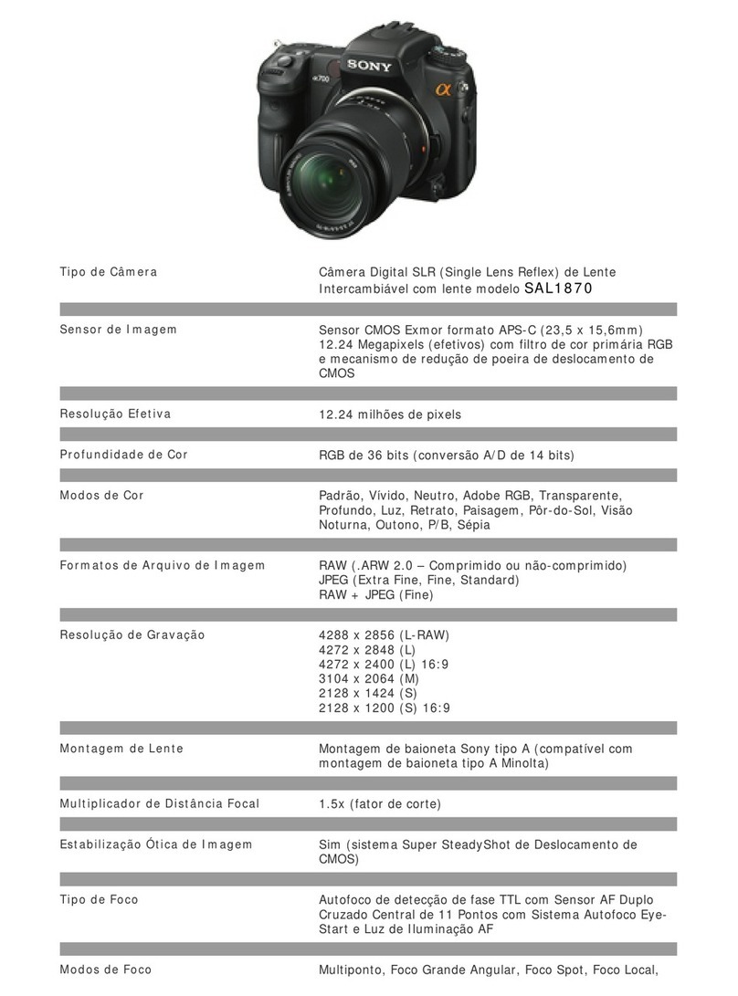 Sony DSLR-A700K - alpha; Digital Single Lens Reflex... manual