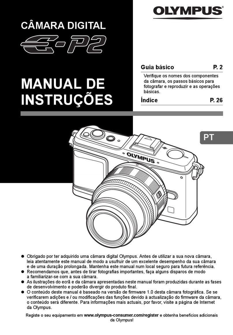 Olympus E-P2 - PEN 12.3 MP Micro Four Thirds Interchangeable Lens Digital... Manual de instruções Olympus E-P2 - PEN 12.3 MP Micro Four Thirds Interchangeable Lens Digital... Manual de instruções