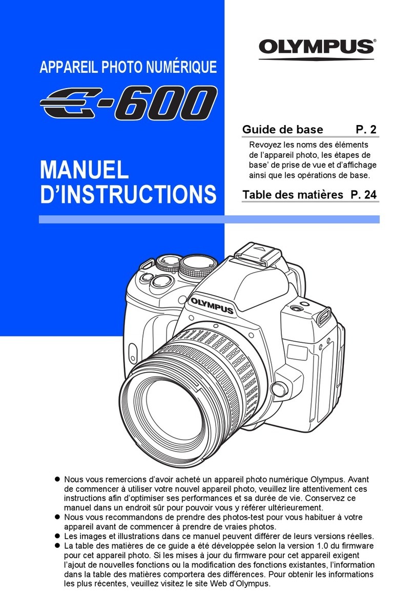 Olympus E-600 Manuel d'instructions