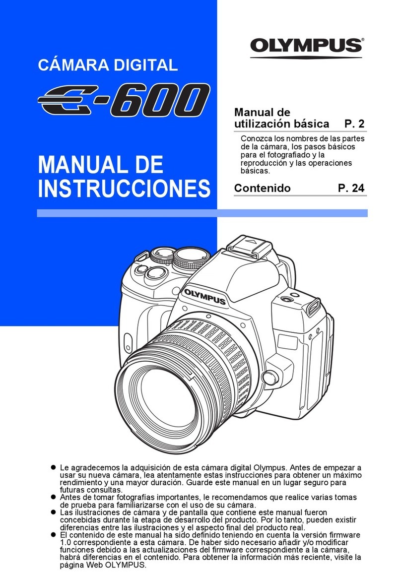 Olympus E-600 Setup guide Olympus E-600 Setup guide