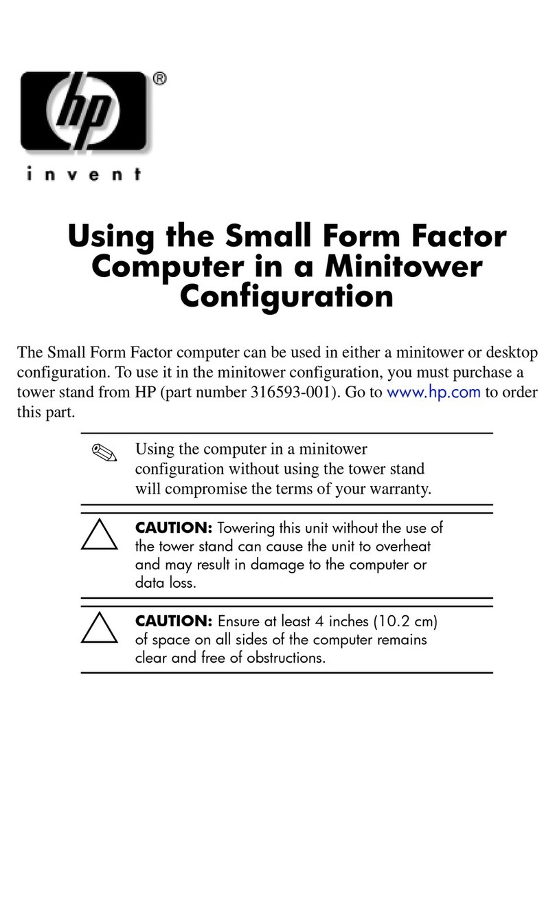 Compaq dc5000 - Microtower PC Manual