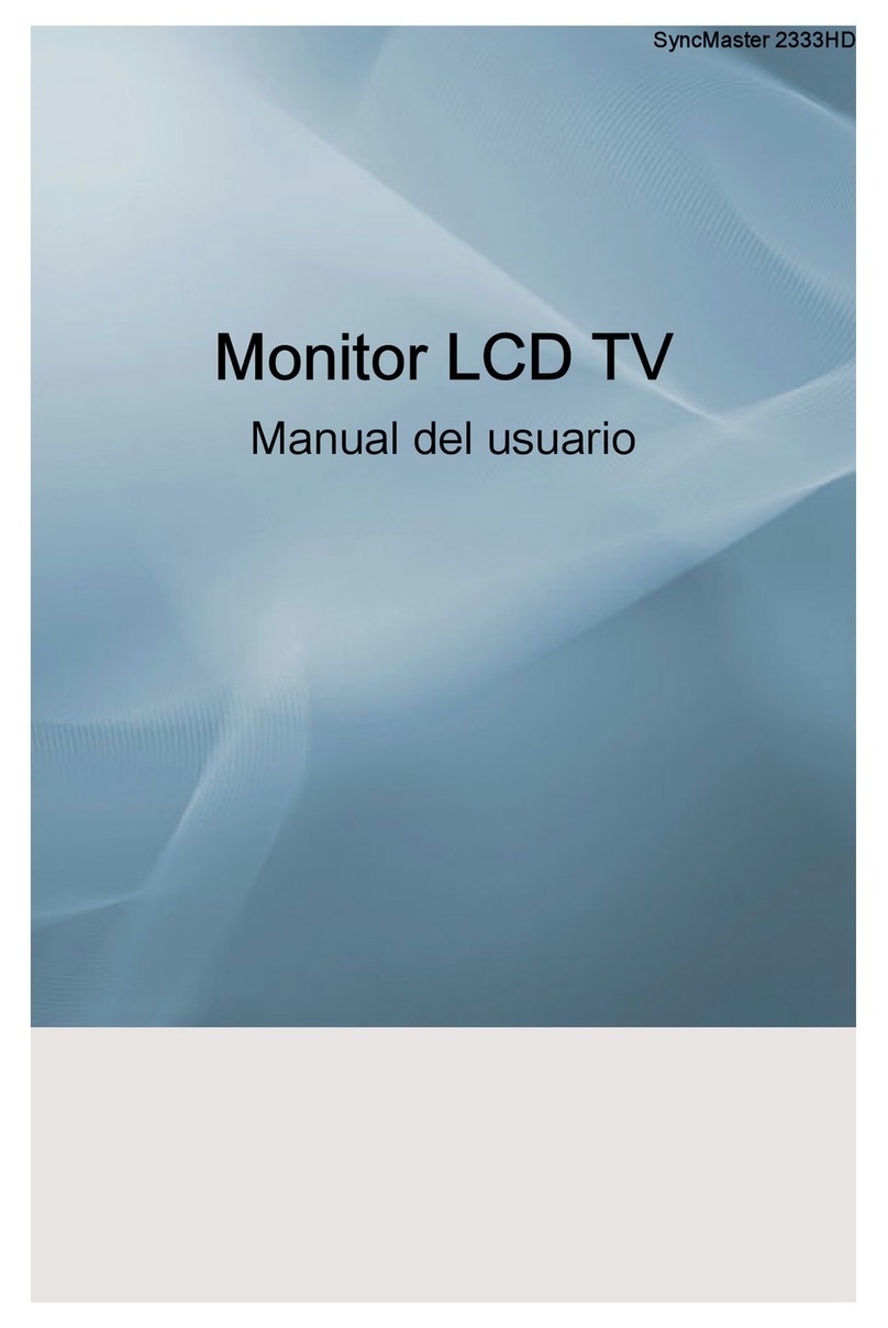 Samsung 2333HD - SyncMaster - 23" LCD Monitor User guide