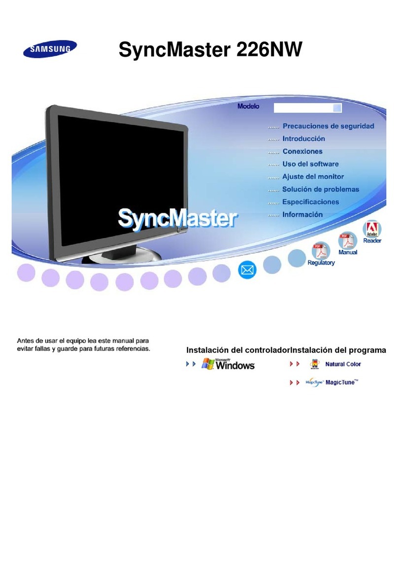 Samsung SyncMaster 226NW User manual