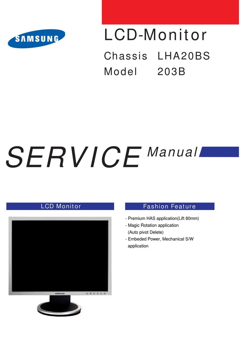 Samsung 203B - SyncMaster - 20" LCD Monitor User manual