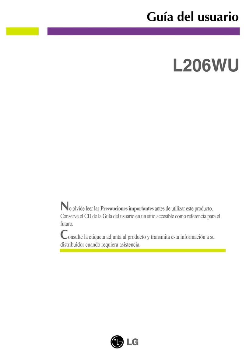LG L206WU-PF -  - 20" LCD Monitor User manual