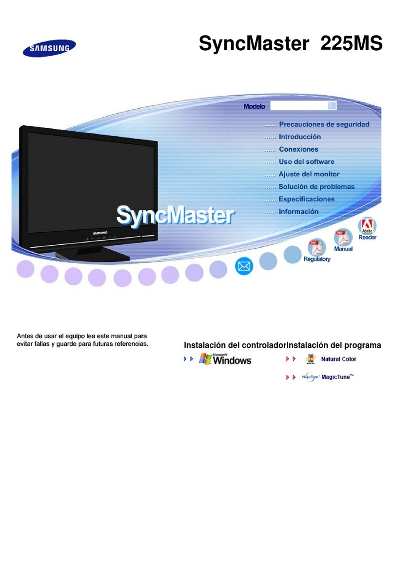 Samsung SyncMaster 225MS User manual
