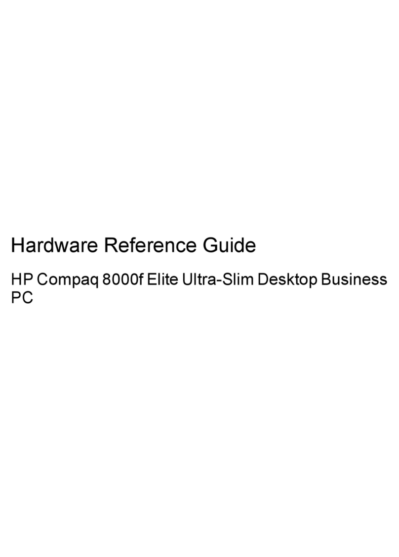 HP 8000f - Elite Ultra-slim Desktop PC Operating and maintenance manual