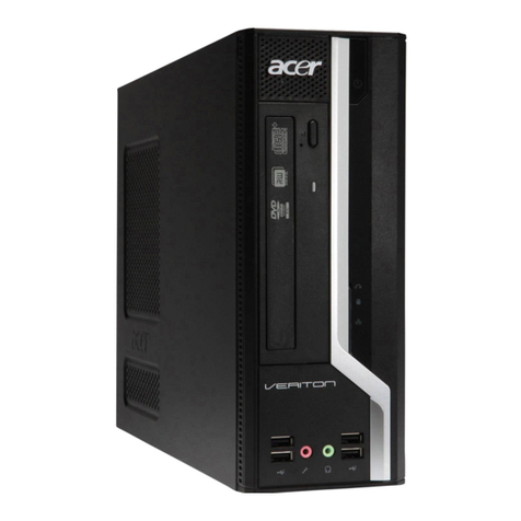 Acer Veriton X4610G User manual