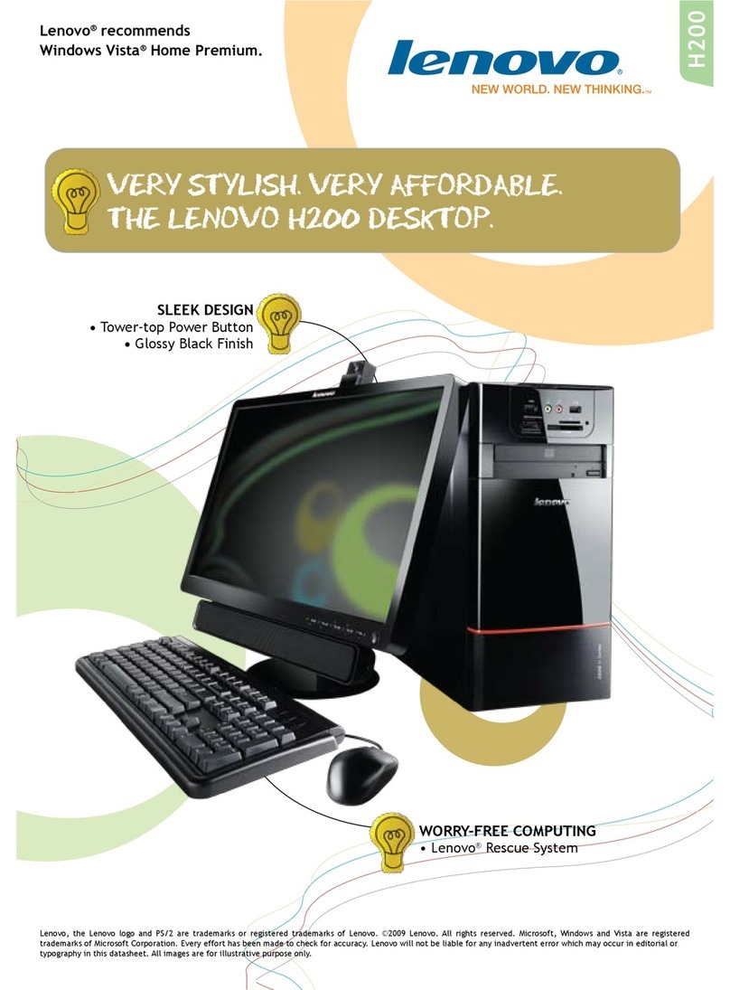 Lenovo h200 User manual