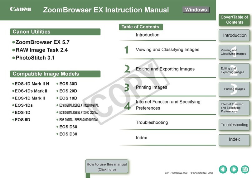 Canon 1236B001 - EOS Digital Rebel XTi Camera SLR instruction manual