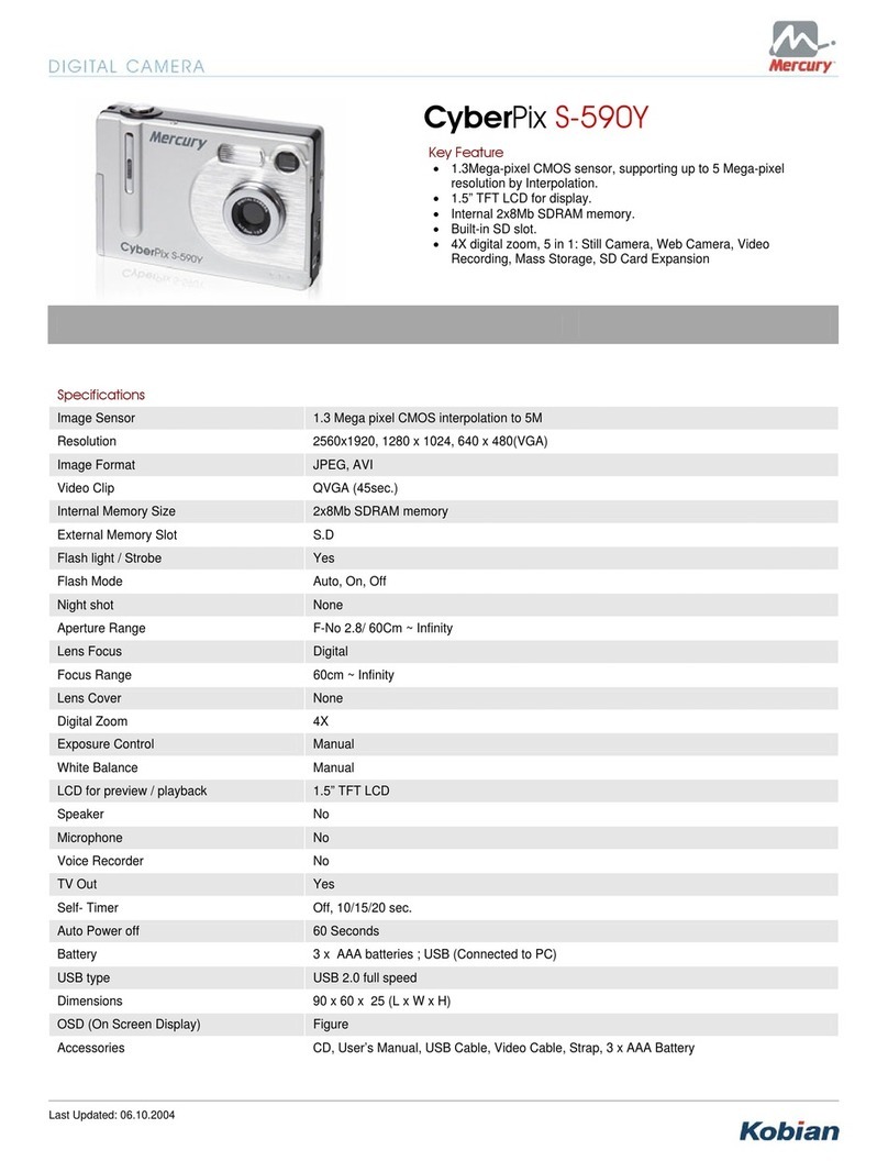 Mercury EX-V7SR User manual Mercury EX-V7SR User manual