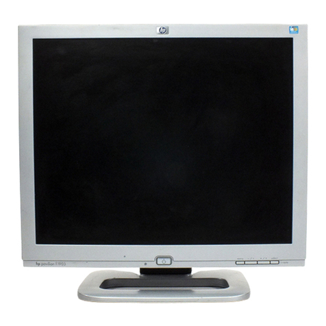 HP W1907 - 19" LCD Monitor User manual
