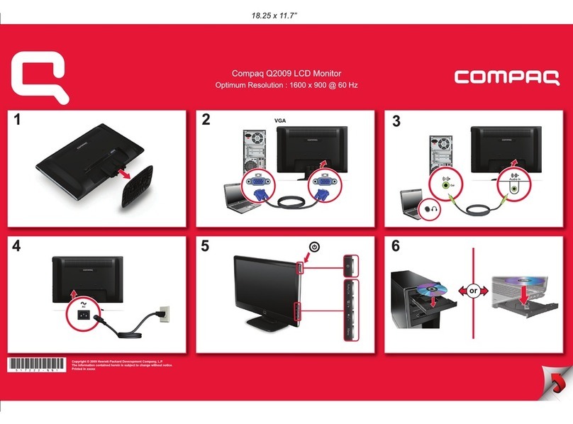 Compaq Q2009 - Compaq - Widescreen LCD Monitor How to use