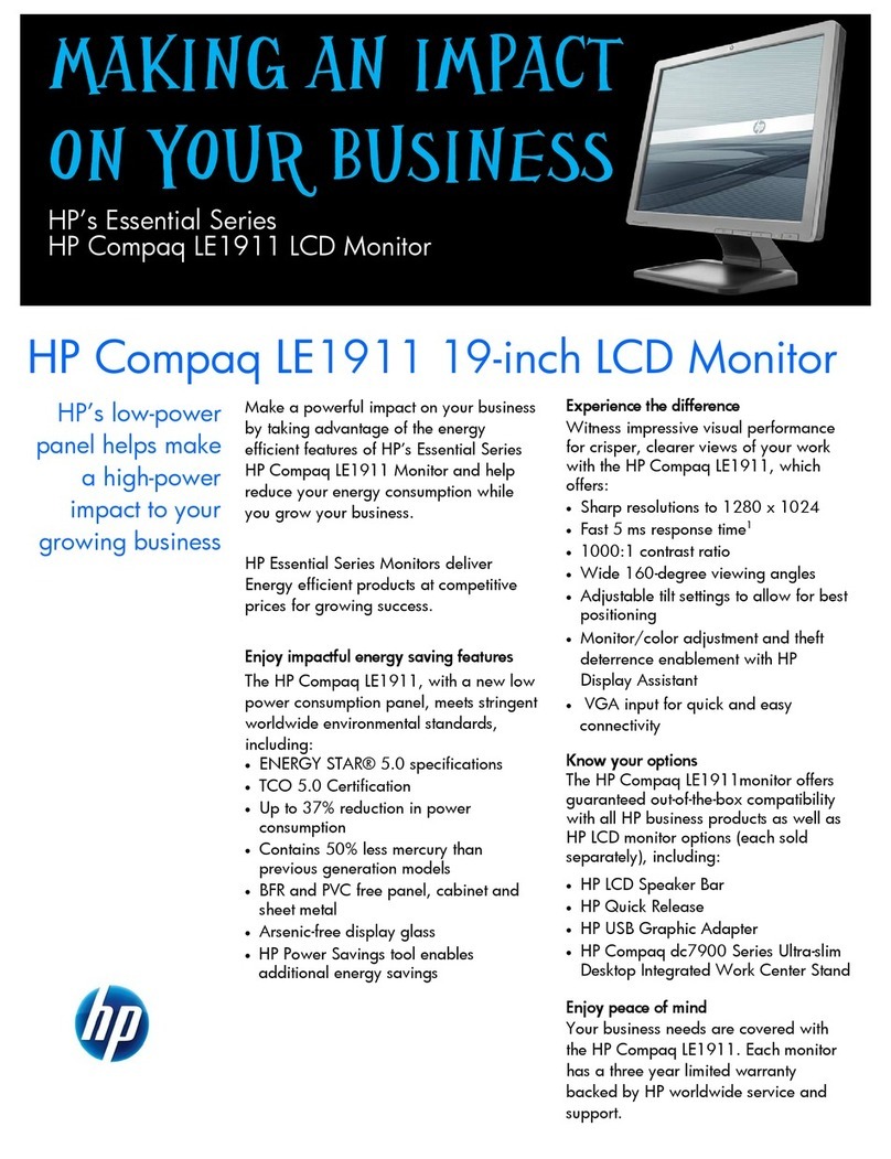 HP EM887A8 User manual