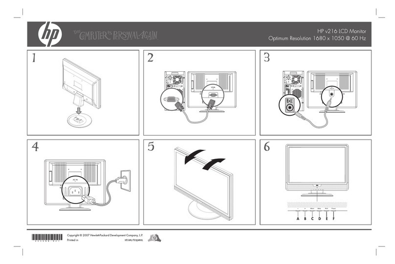 HP F2105 - Pavilion - 21" LCD Monitor How to use