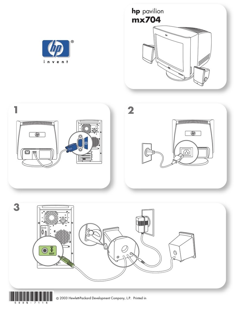 HP Pavilion MX704 Quick setup