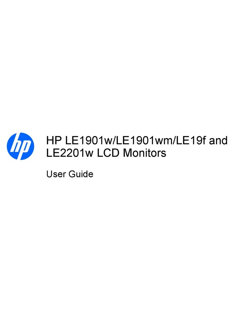 HP Compaq LE19f User manual