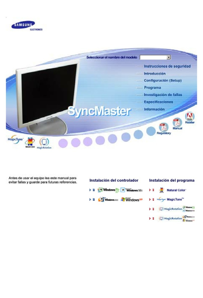 Samsung SyncMaster 760B User manual