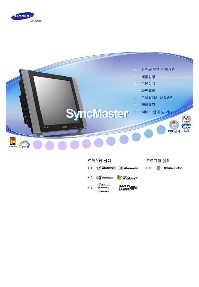 Samsung SyncMaster 730MP User manual