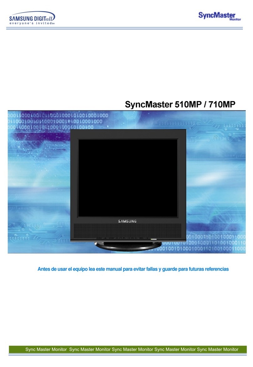 Samsung SyncMaster 510 MP User manual