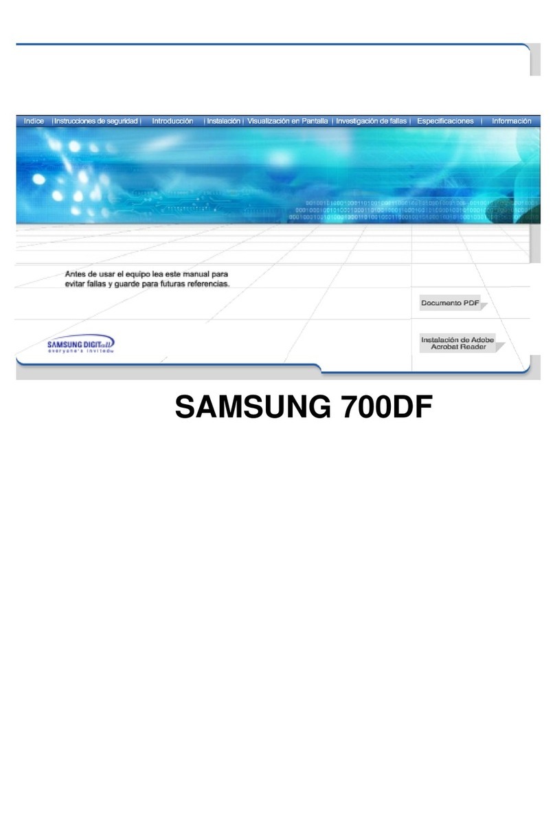Samsung 700DF User manual Samsung 700DF User manual