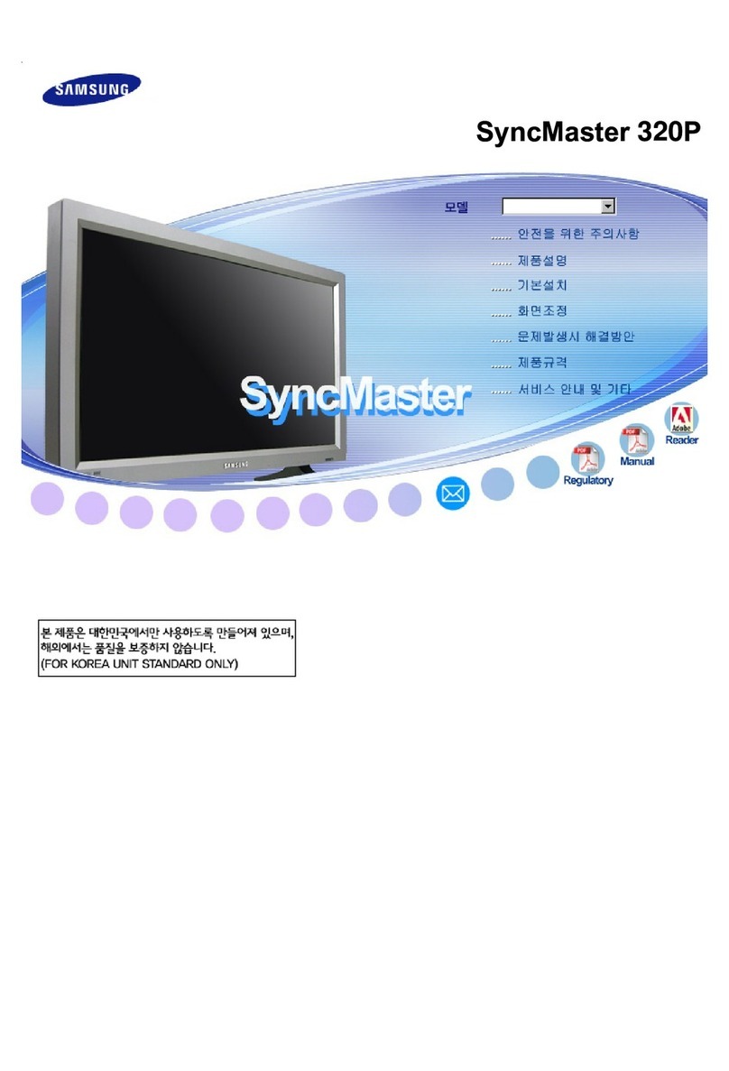 Samsung SyncMaster 320P User manual