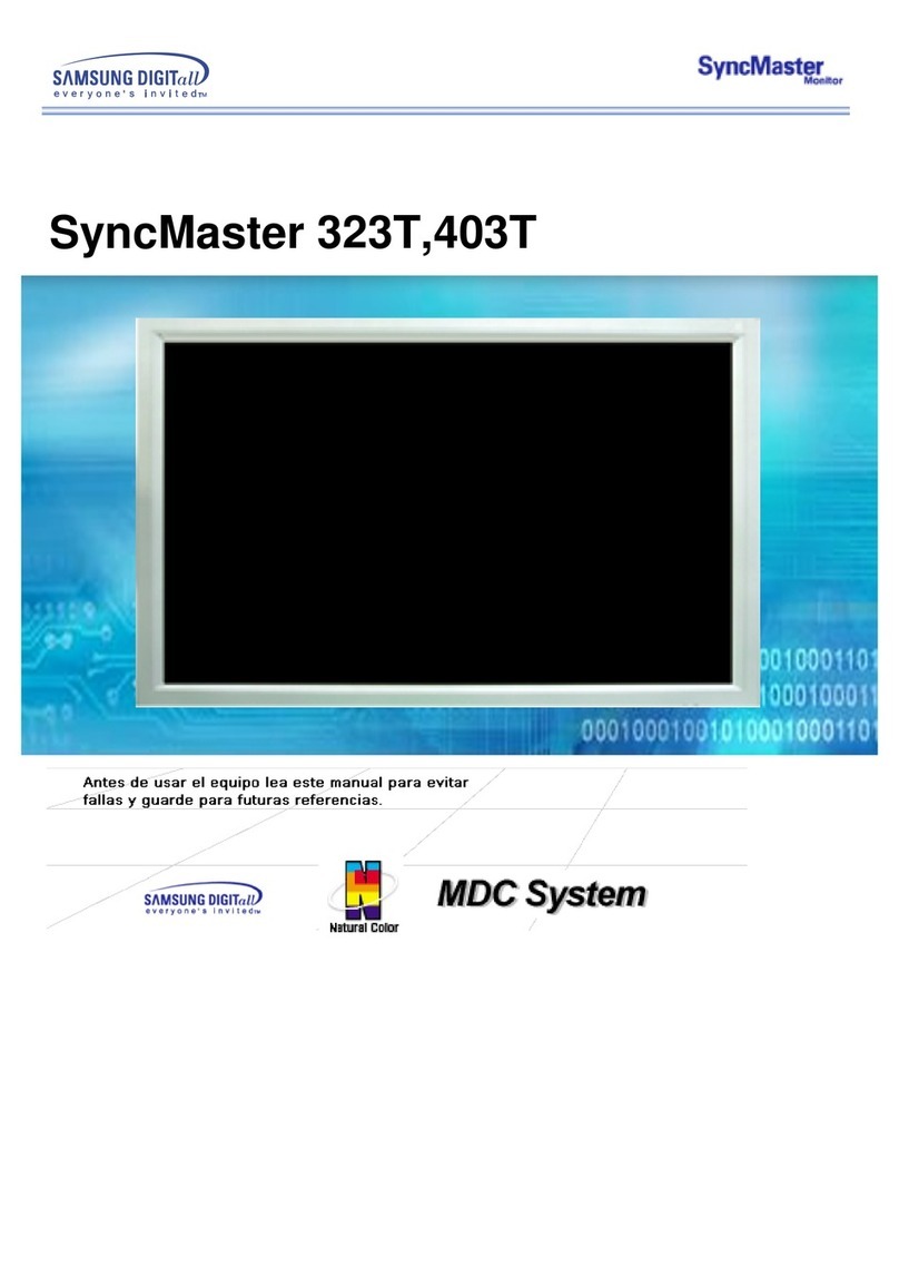 Samsung SyncMaster 323T User manual