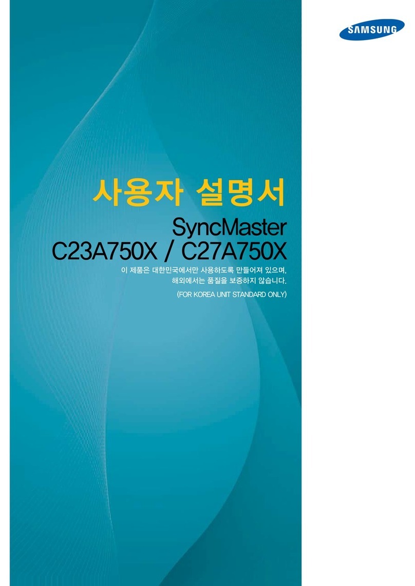 Samsung SyncMaster C23A750X User manual