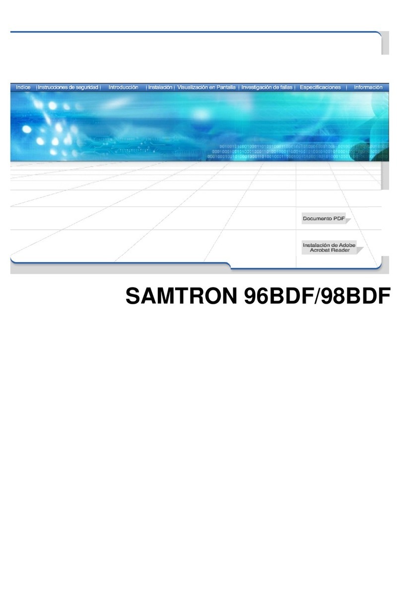 Samsung Samtron 98BDF User manual Samsung Samtron 98BDF User manual